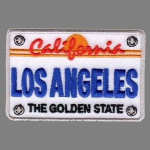 Los Angeles License Plate California Patch Iron On